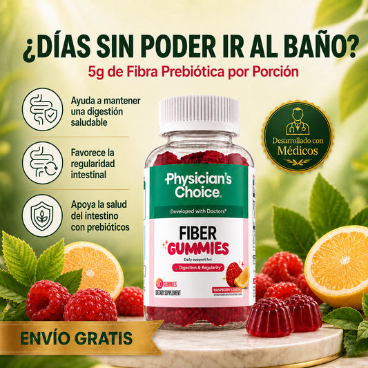 Fibra 60 Gomas · Contribuye a que Vayas al Baño todos los Días